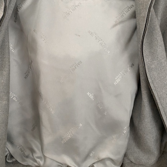 Ralph Lauren Collection Wool Crop Zip-Up Hoodie - Picture 14 of 16